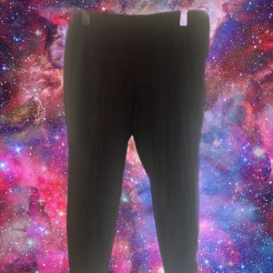 Plus Size Faux Suede Leggings